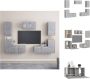 VidaXL Televisiekast Trendy en praktisch Voor het opbergen van boeken tijdschriften dvds Kleur- Betongrijs Materiaal- Spaanplaat Afmetingen (L)- 60 x 30 x 30 cm Afmetingen (M)- 30.5 x 30 x 60 cm Montage vereist Kast - Thumbnail 2