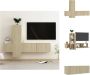 VidaXL Televisiekast TV-meubel Sonoma eiken 100 x 30 x 30 cm 30.5 x 30 x 110 cm 30.5 x 30 x 30 cm Kast - Thumbnail 2