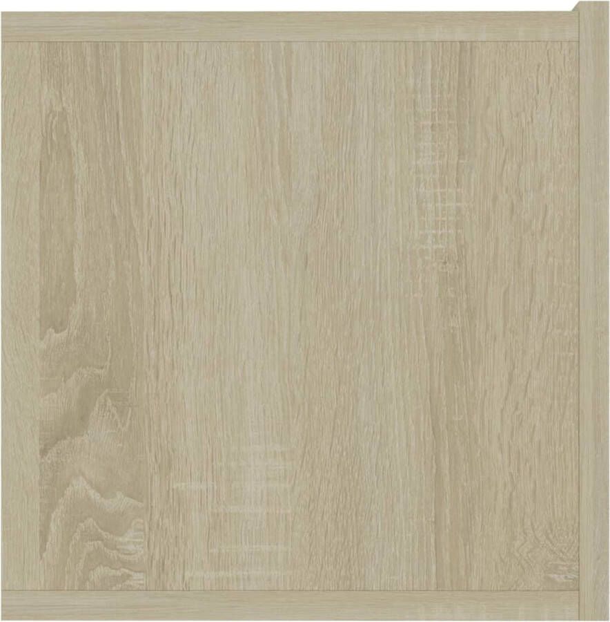 VidaXL Tv-meubel Tv-meubels Tv-meubelen Tv-meubilair Tv-meubel 120x30x30 cm bewerkt hout sonoma eikenkleurig - Foto 3