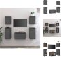 VidaXL Televisiemeubel Klassiek Massief grenenhout Grijs 30 x 30 x 40 cm 30 x 30 x 60 cm 60 x 30 x 35 cm Kast - Thumbnail 2