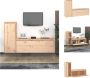 VidaXL Televisiemeubel Klassiek Materiaal- Massief grenenhout 100 x 30 x 35 cm Kleur- Hout Montage vereist Kast - Thumbnail 2