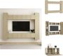 VidaXL Televisiemeubel Sonoma Eiken 60x30x30 cm 30.5x30x90 cm Met meerdere vakken Kast - Thumbnail 2