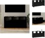 VidaXL Televisiemeubel Stereokast 102 x 37.5 x 52.5 cm Zwart Kast - Thumbnail 1