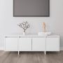 VidaXL Televisiemeubel Stereokast 120 x 30 x 40.5 cm wit spaanplaat Kast - Thumbnail 1