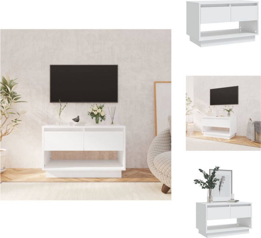VidaXL Tv-kast Tv-kasten Tv-standaard Wandtafel Tv-meubel 40x41x44 cm bewerkt hout wit