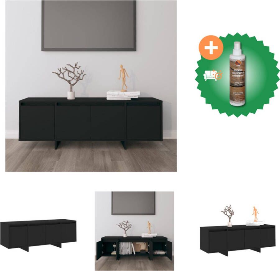 VidaXL Televisiemeubel TV-kast 120 x 30 x 40.5 cm Stabiele constructie Kast Inclusief Houtreiniger en verfrisser