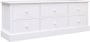 VidaXL Televisiemeubel TV kast hout 108 x 30 x 40 cm wit 6 lades Kast - Thumbnail 1