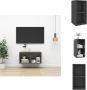 VidaXL Televisiewandmeubel grijs 37 x 37 x 72 cm spaanplaat Kast - Thumbnail 2