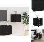 VidaXL Televisiewandmeubel Klassiek TV-kast 40 x 34.5 x 40 cm Zwart Kast - Thumbnail 2