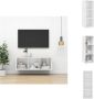 VidaXL Televisiewandmeubel wit 37 x 37 x 107 cm spaanplaat Kast - Thumbnail 2