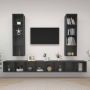 VidaXL Televisiewandmeubelset 4 x TV-meubel grijs spaanplaat 37 x 37 x 142.5 cm Kast - Thumbnail 1