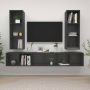 VidaXL Televisiewandmeubelset grijs spaanplaat 37x37x107 cm 4x tv-meubel Kast - Thumbnail 1