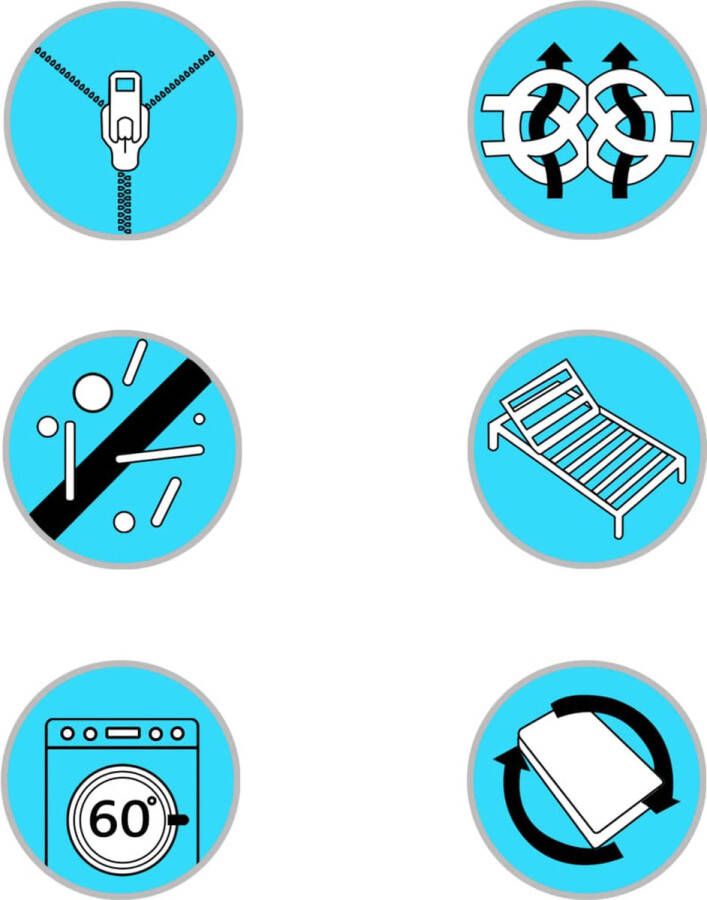 VidaXL -Topmatras-6-cm-visco-traagschuim-100x200-cm