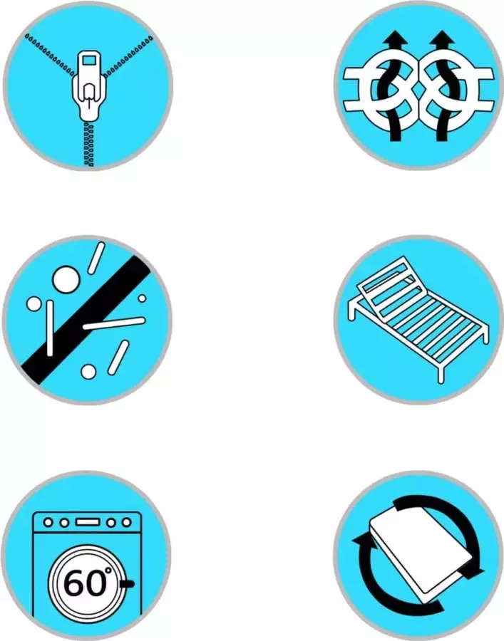 VidaXL -Topmatras-6-cm-visco-traagschuim-160x200-cm