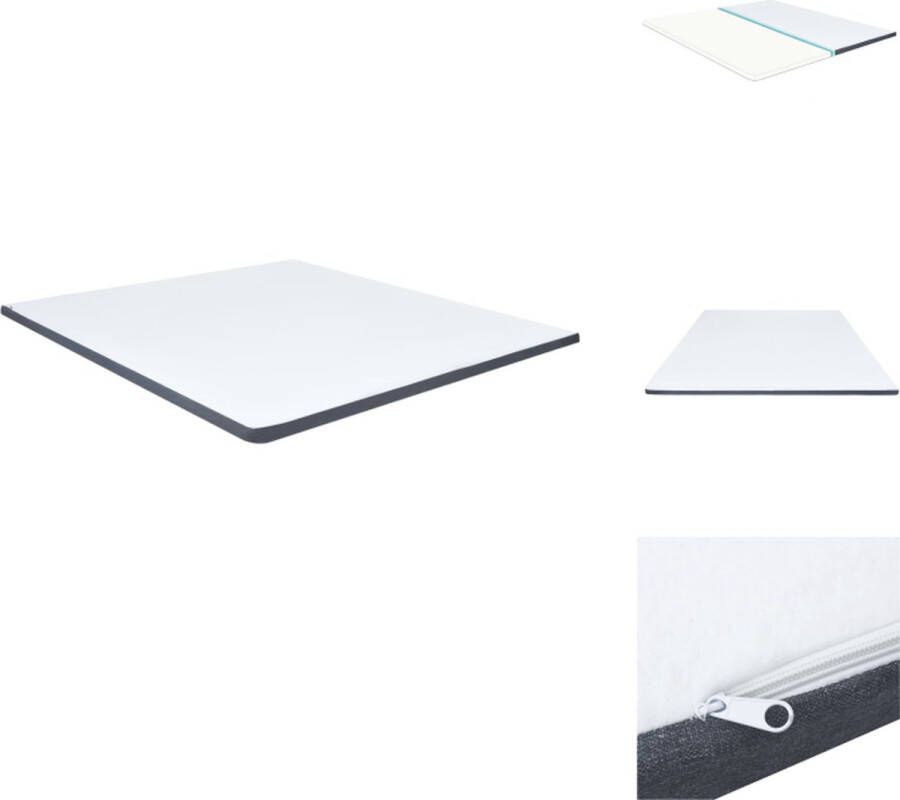 VidaXL Boxspringmatras Boxspringmatrassen Boxspringtopmatras Boxspringtopmatrassen Boxspringtopmatras 200x180x5 cm