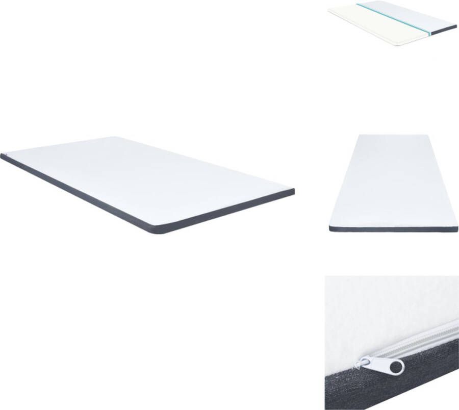 VidaXL Boxspringmatras Boxspringmatrassen Boxspringtopmatras Boxspringtopmatrassen Boxspringtopmatras 200x120x5 cm