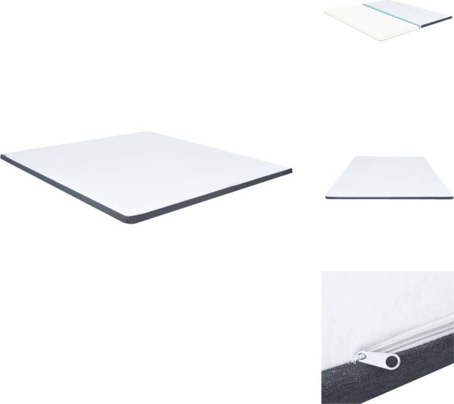 VidaXL Boxspringmatras Boxspringmatrassen Boxspringtopmatras Boxspringtopmatrassen Boxspringtopmatras 200x160x5 cm