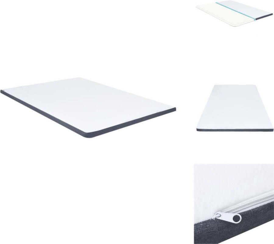 VidaXL Boxspringmatras Boxspringmatrassen Boxspringtopmatras Boxspringtopmatrassen Boxspringtopmatras 200x140x5 cm