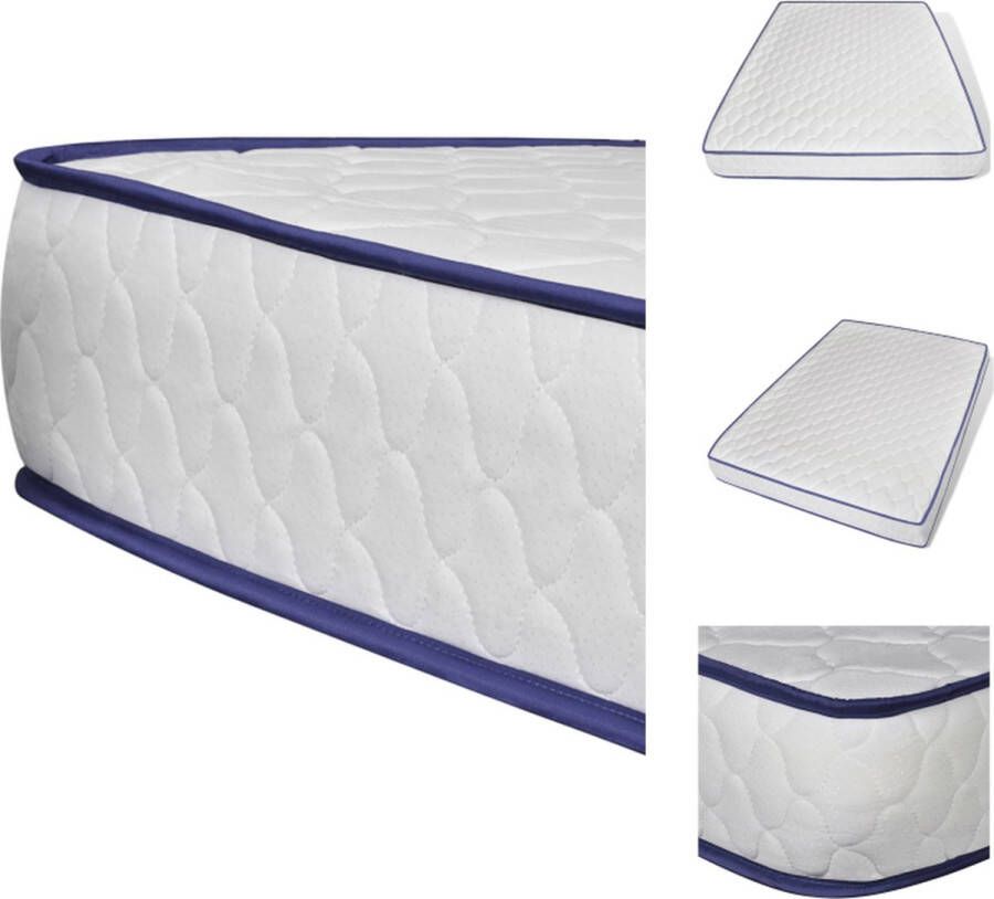 VidaXL Traagschuimmatras Traagschuimmatrassen Traagschuim Matras Traagschuim Matrassen Matras traagschuim 200x140x17 cm - Foto 2