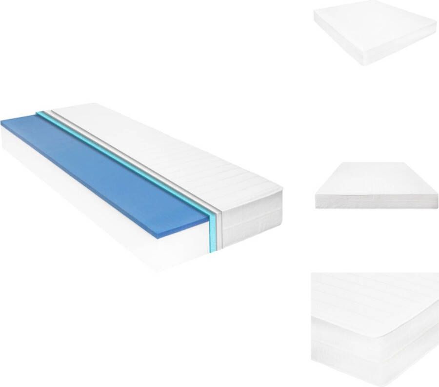 VidaXL Traagschuim Matras Visco-Schuim 140 x 200 x 18 cm Drukverlichting Extra Zacht Matras - Foto 2