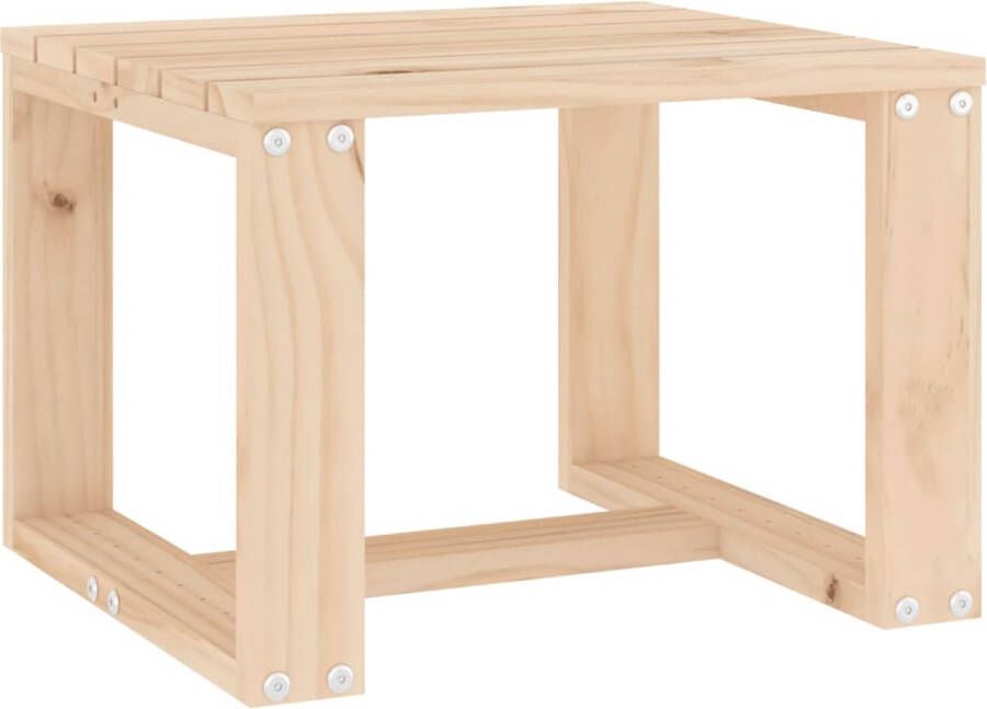 VidaXL Tuinbijzettafel 40x38x28 5 cm massief grenenhout - Foto 2