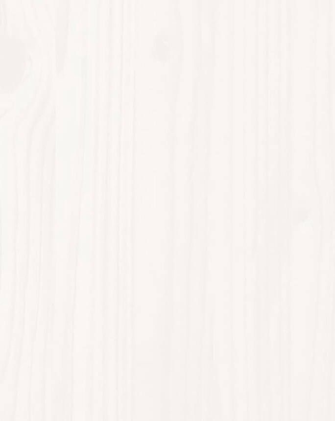 VidaXL Tuinbijzettafel 40x38x28 5 cm massief grenenhout wit - Foto 4