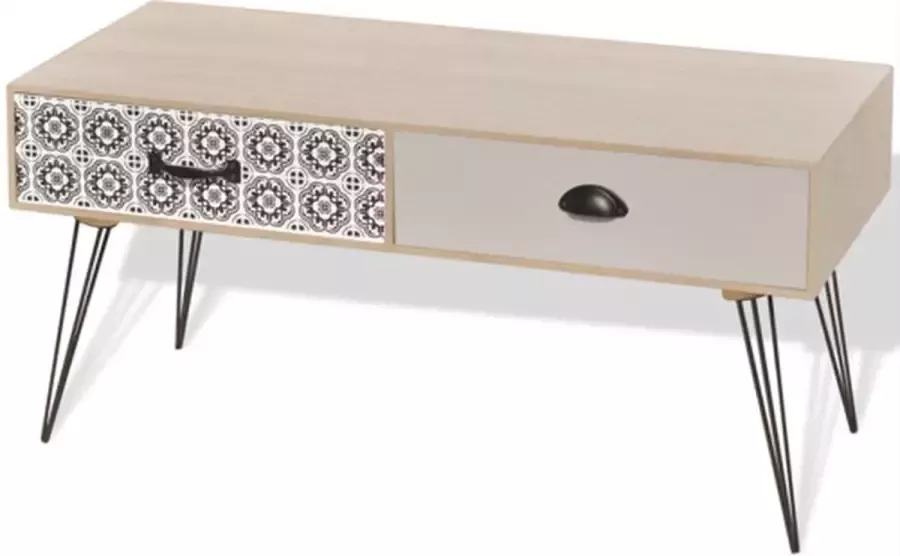 VidaXL TV dressoir 100x40x35 cm bruin - Foto 3