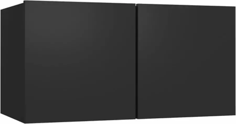 VidaXL -Tv-hangmeubel-60x30x30-cm-zwart - Foto 4