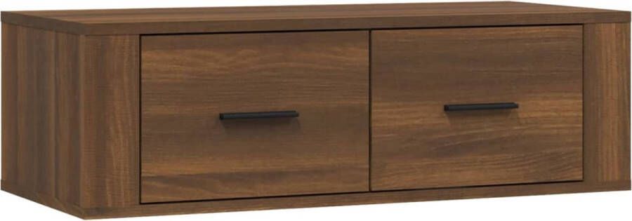 VidaXL -Tv-hangmeubel-80x36x25-cm-bewerkt-hout-bruineikenkleurig - Foto 3