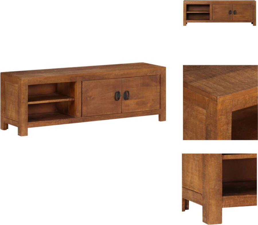 VidaXL Tv-kast Tv-kasten Tv-standaard Tv-standaarden Tv-meubel 120x30x40 cm massief mangohout
