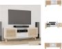 VidaXL TV-kast Classic 105 x 30 x 40 cm Bewerkt hout grenenhout rattan Kast - Thumbnail 1