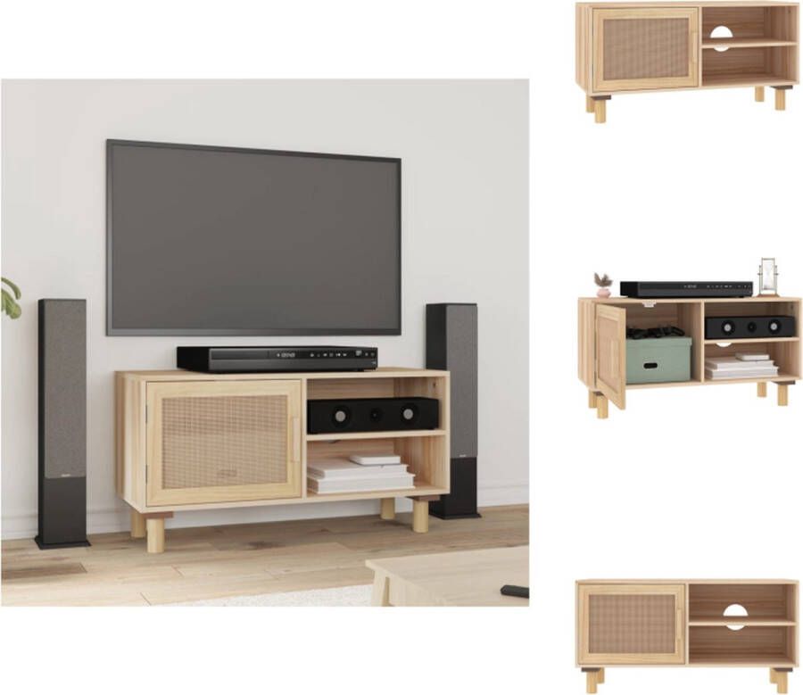 VidaXL TV-kast Classic Hout 80x30x40 cm bruin Kast