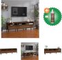 VidaXL TV-kast Classic Meubel 150x30x44.5 cm Bruineiken Kast Inclusief Houtreiniger en verfrisser - Thumbnail 1