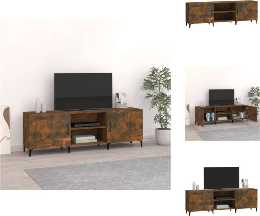 vidaXL TV-kast Classic Meubels 150 x 30 x 50 cm Gerookt Eiken Kast