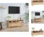 VidaXL TV-kast Classic Sonoma eiken 100 x 34.5 x 44.5 cm Duurzaam hout Veel opbergruimte Kast - Thumbnail 1