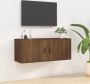 VidaXL TV-kast Classic Wandmeubel 100x34.5x40 cm Bruineiken Kast - Thumbnail 1