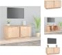 VidaXL Tv-kast Grenenhout 80 x 35 x 40.5 cm Trendy design Kast - Thumbnail 1