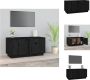 VidaXL Tv-kast Zwart Massief grenenhout 80 x 35 x 40.5 cm Kast - Thumbnail 2