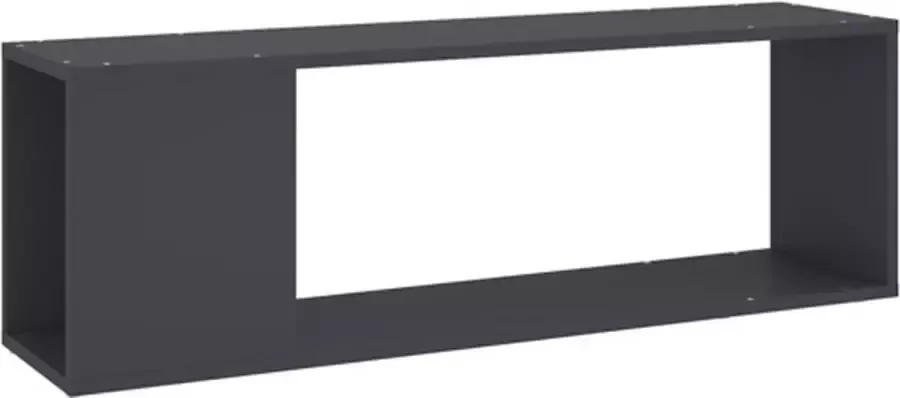 VidaXL -Tv-meubel-100x24x32-cm-spaanplaat-grijs - Foto 2