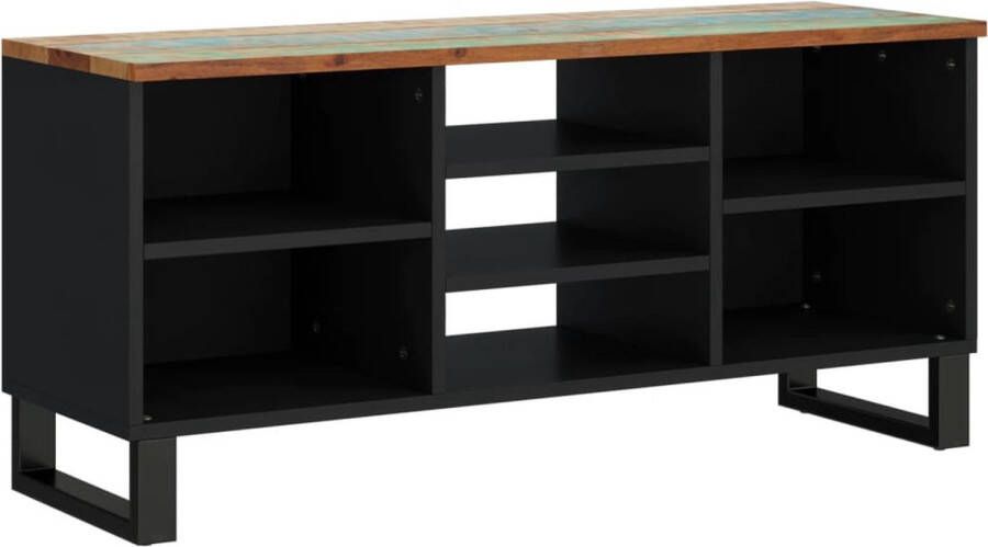 VidaXL -Tv-meubel-100x33x46-cm-massief-hout-gerecycled-en-bewerkt-hout - Foto 2