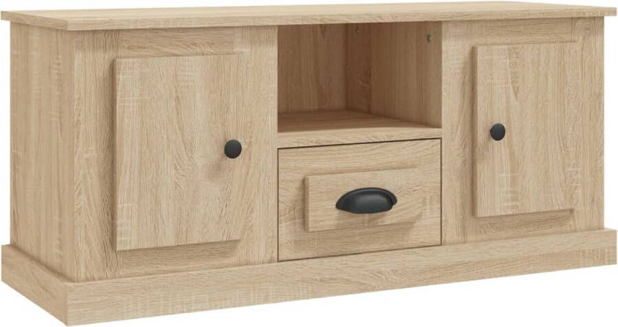 VidaXL Tv-meubel 100x35 5x45 cm Sonoma eikenhout Tv Kast Salontafel Houten Meubilair Houten Tv-meubel Tv Stand Livingroom Furniture Tv Unit