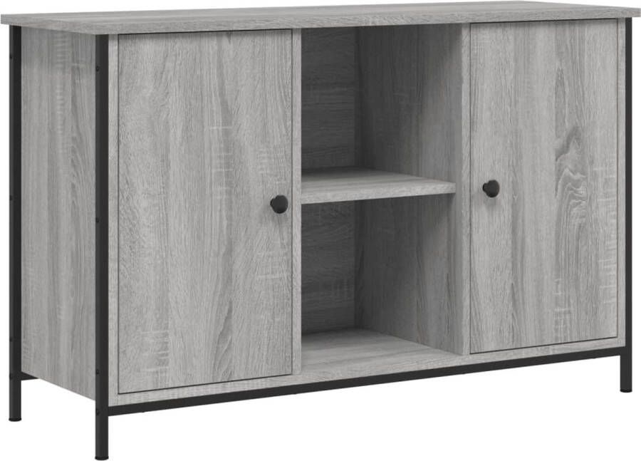 VidaXL -Tv-meubel-100x35x65-cm-bewerkt-hout-grijs-sonoma-eikenkleurig