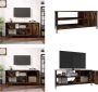 VidaXL Tv-meubel 100x40x45 cm bewerkt hout gerookt eikenkleurig Tv-meubel Tv-meubelen Tv-standaard Televisiemeubel - Thumbnail 2