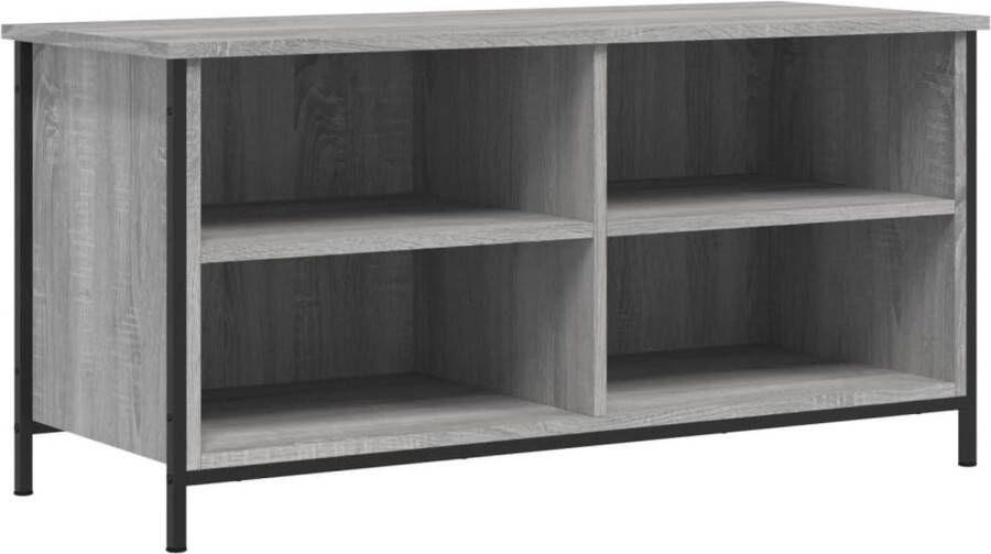 VidaXL -Tv-meubel-100x40x50-cm-bewerkt-hout-grijs-sonoma-eikenkleurig - Foto 2