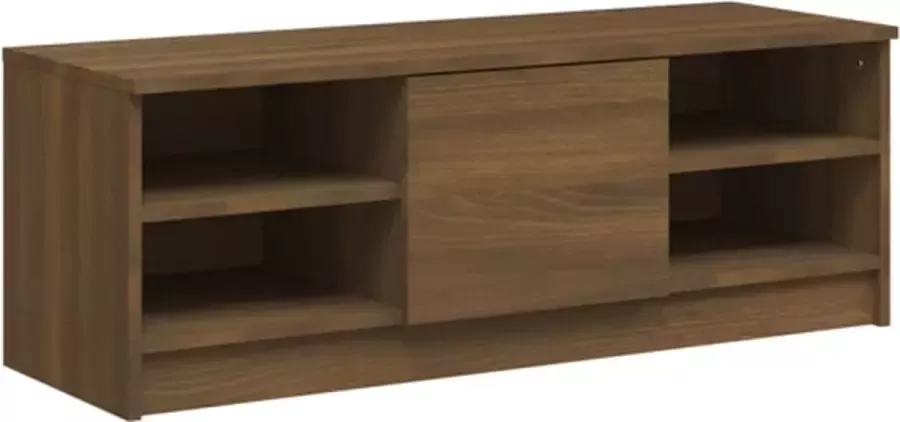 VidaXL -Tv-meubel-102x35 5x36 5-cm-bewerkt-hout-bruineikenkleurig - Foto 5