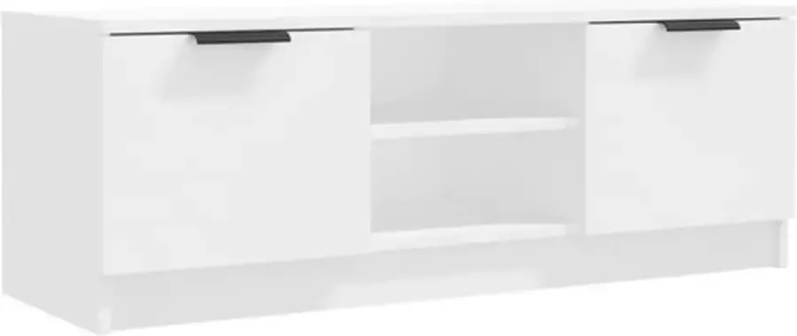 VidaXL -Tv-meubel-102x35x36 5-cm-bewerkt-hout-wit - Foto 3