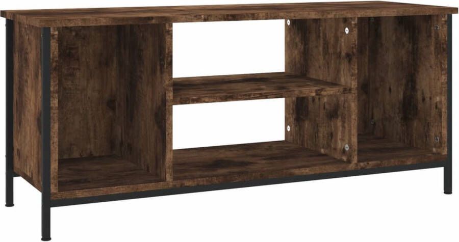 VidaXL -Tv-meubel-102x35x45-cm-bewerkt-hout-gerookt-eikenkleurig - Foto 3