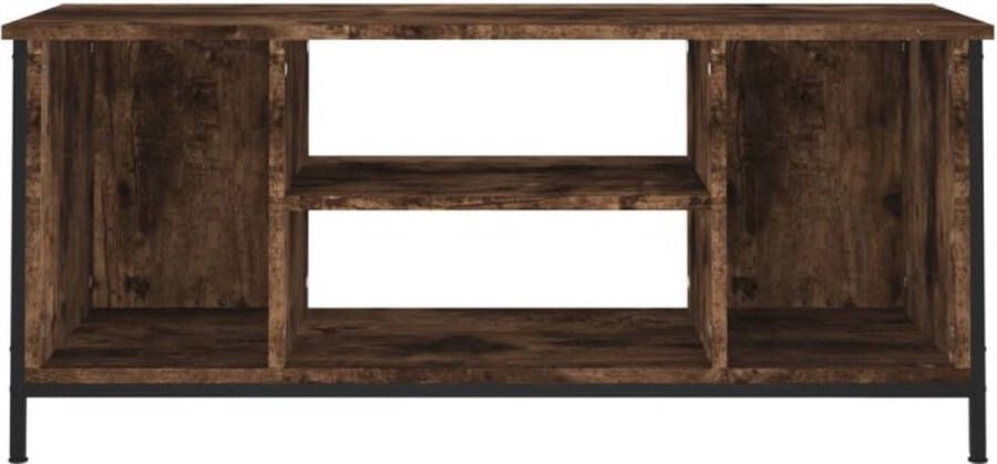 VidaXL -Tv-meubel-102x35x45-cm-bewerkt-hout-gerookt-eikenkleurig - Foto 4