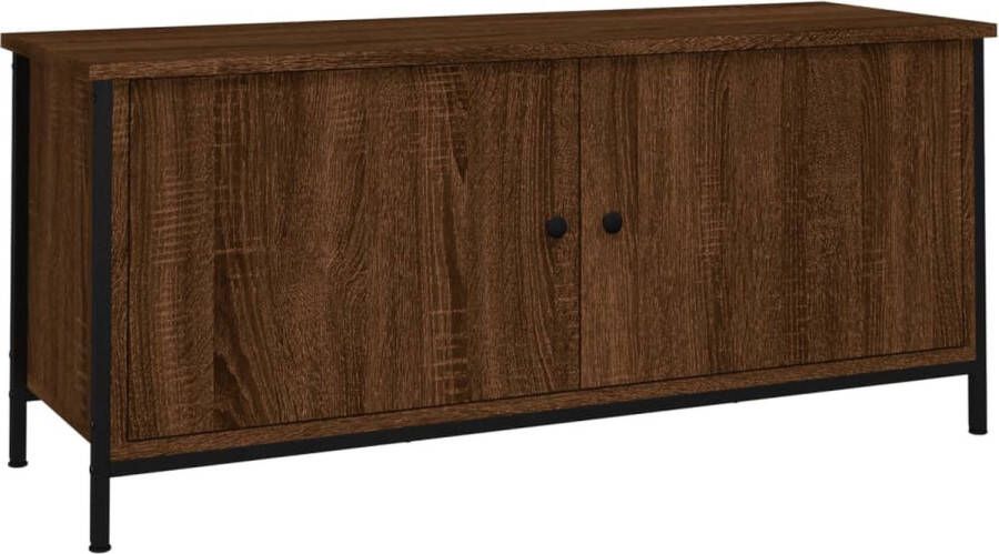 VidaXL -Tv-meubel-102x35x45-cm-bewerkt-hout-sonoma-eikenkleurig - Foto 2