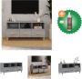 VidaXL Televisiekast trendy en praktisch design Bewerkt hout 102 x 36 x 50 cm Grijs Sonoma eiken Kast Inclusief Houtreiniger en verfrisser - Thumbnail 2